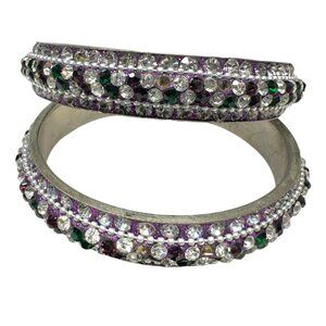 Bejeweled Bangles (Set of 2)